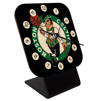 Boston Celtics, Επιτραπέζιο ρολόι σε φυσικό ξύλο (10cm)