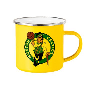 Boston Celtics, Κούπα Μεταλλική εμαγιέ Κίτρινη 360ml