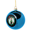 Blue Christmas tree ball ornament 8cm