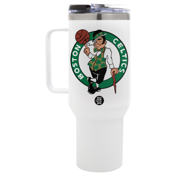 Boston Celtics, Mega Stainless steel Tumbler with lid, double wall 1,2L