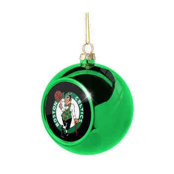 Boston Celtics, Green Christmas tree ornament ball 8cm