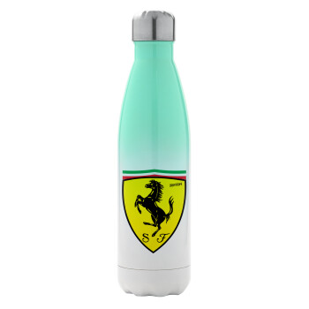 Ferrari, Metal mug thermos Green/White (Stainless steel), double wall, 500ml