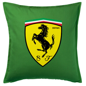 Ferrari, Sofa cushion Green 50x50cm includes filling