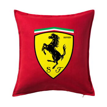 Ferrari, Sofa cushion RED 50x50cm includes filling