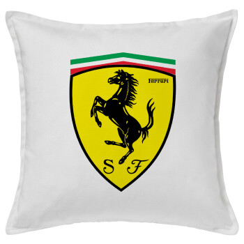 Ferrari, Sofa cushion White 50x50cm includes filling