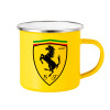 Yellow Enamel Metallic Cup 360ml