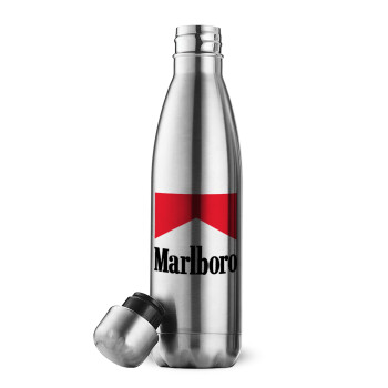 Marlboro, Inox (Stainless steel) double-walled metal mug, 500ml