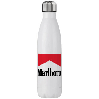 Marlboro, Μεταλλικό παγούρι θερμός (Stainless steel), διπλού τοιχώματος, 750ml