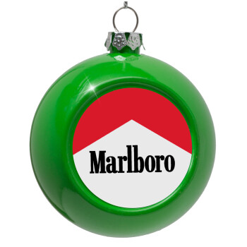 Marlboro, Green Christmas tree ornament bauble 8cm