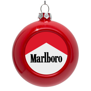 Marlboro, Red Christmas tree ornament bauble 8cm