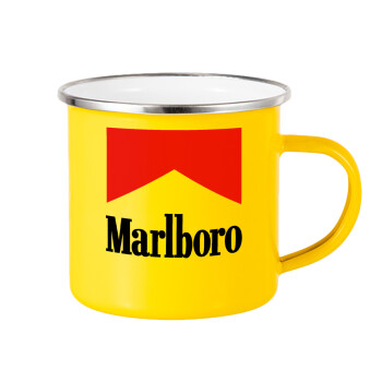 Marlboro, Κούπα Μεταλλική εμαγιέ Κίτρινη 360ml