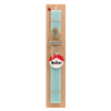 Easter Set, wooden keychain & aromatic flat Easter candle (30cm) (TURQUOISE)