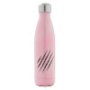 Metal mug thermos Pink Iridiscent (Stainless steel), double wall, 500ml