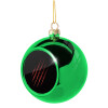 Green Christmas tree ornament ball 8cm