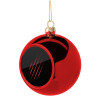 Christmas tree ball Red 8cm