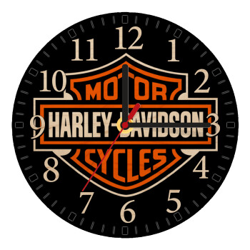 Motor Harley Davidson, Ρολόι τοίχου ξύλινο plywood (20cm)