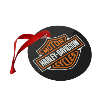 Motor Harley Davidson, Christmas ornament glass 9cm