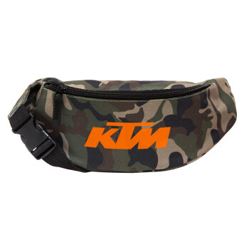 KTM, Unisex waist bag (banana) in Jungle camouflage color with 2 pockets