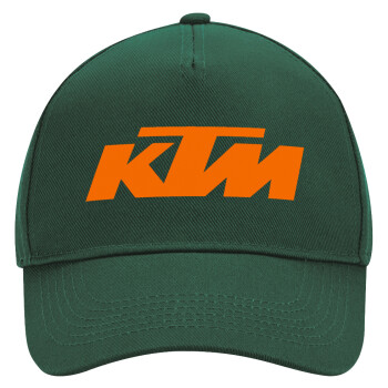 KTM, Adult Ultimate Hat GREEN, (100% COTTON DRILL, ADULT, UNISEX, ONE SIZE)