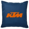 Sofa cushion Blue 50x50cm includes filling