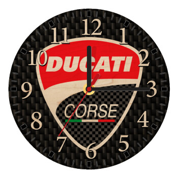 Ducati, Ρολόι τοίχου ξύλινο plywood (20cm)