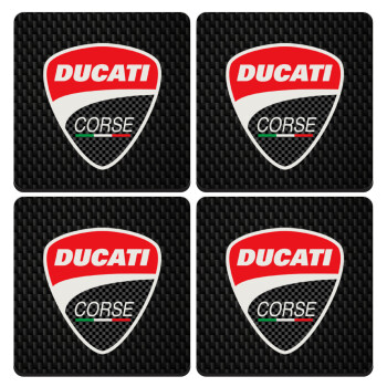 Ducati, ΣΕΤ 4 Σουβέρ ξύλινα τετράγωνα (9cm)