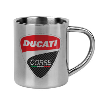 Ducati, Mug Stainless steel double wall 300ml