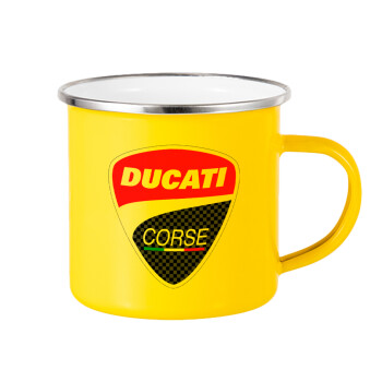 Ducati, Yellow Enamel Metallic Cup 360ml