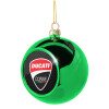 Green Christmas tree ornament ball 8cm