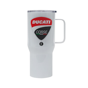 Ducati, Mega Stainless steel Tumbler with lid, double wall 750L