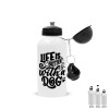 Metal water bottle, White, aluminum 500ml