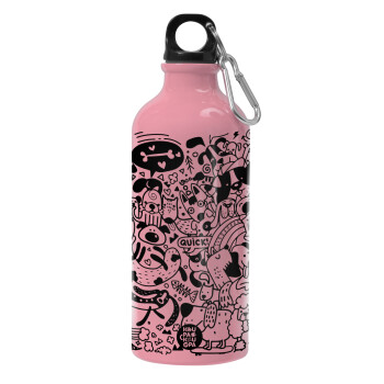 DOG pattern, Water bottle 600ml