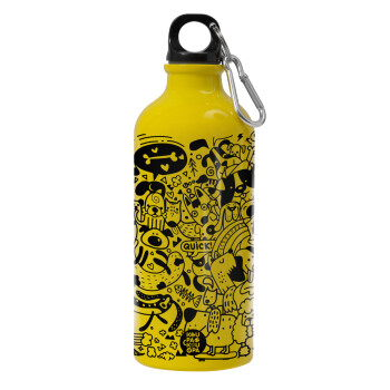 DOG pattern, Water bottle 600ml