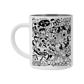 DOG pattern, Mug Stainless steel double wall 300ml