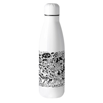 DOG pattern, Metal mug thermos (Stainless steel), 500ml