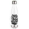 Metal mug thermos White (Stainless steel), double wall, 500ml