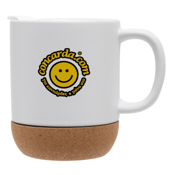 Concarda, Ceramic coffee mug Cork (MAT), 330ml (1pcs)