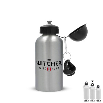 The witcher III wild hunt, Metallic water jug, Silver, aluminum 500ml