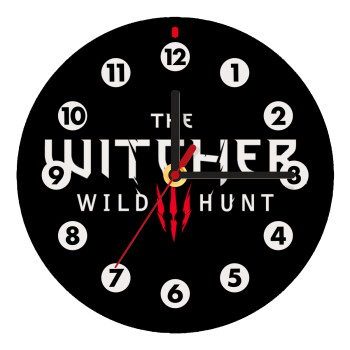 The witcher III wild hunt, Ρολόι τοίχου ξύλινο (20cm)