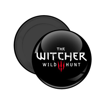 The witcher III wild hunt, Μαγνητάκι ψυγείου στρογγυλό διάστασης 5cm