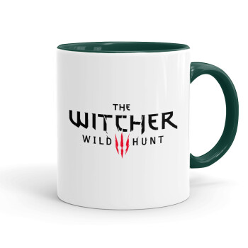 The witcher III wild hunt, Mug colored green, ceramic, 330ml