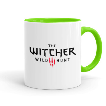 The witcher III wild hunt, Mug colored light green, ceramic, 330ml