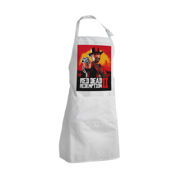 Red Dead Redemption 2, Adult Chef Apron (with sliders and 2 pockets)