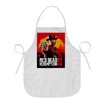 Red Dead Redemption 2, Chef Apron Short Full Length Adult (63x75cm)