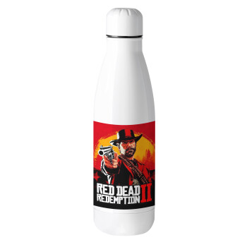 Red Dead Redemption 2, Μεταλλικό παγούρι θερμός (Stainless steel), 500ml