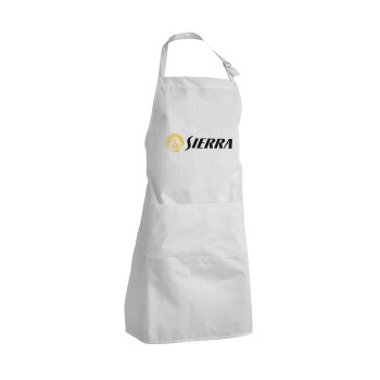 SIERRA, Adult Chef Apron (with sliders and 2 pockets)