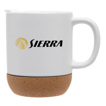 SIERRA, Ceramic coffee mug Cork (MAT), 330ml (1pcs)