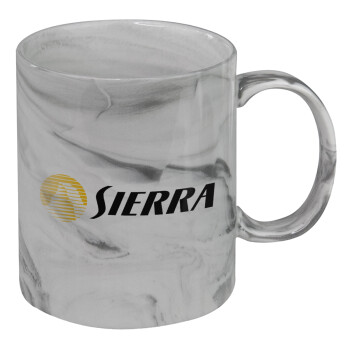 SIERRA, Mug ceramic marble style, 330ml