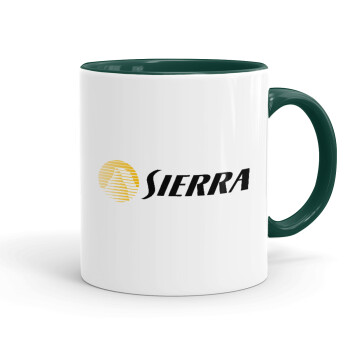 SIERRA, Mug colored green, ceramic, 330ml