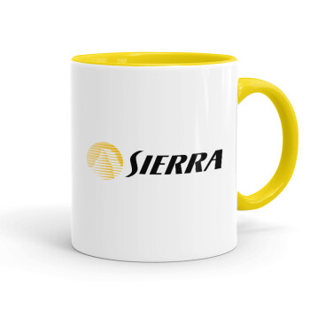 SIERRA, Mug colored yellow, ceramic, 330ml